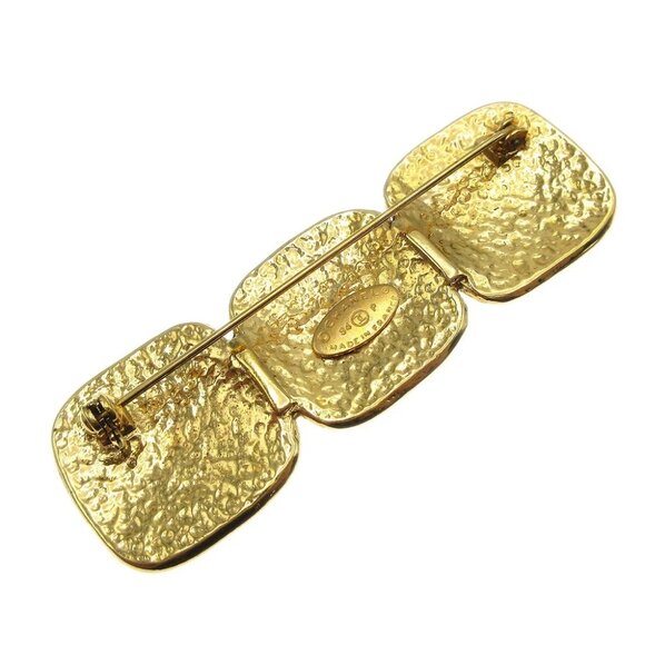Chanel Triple CC Brooch Pin Gold 94P 56448 - Picture 4 of 5